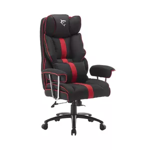 Gaming chair White Shark LE MANS — ergonomic, adjustable height, black/red