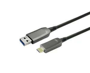 USB кабель VivoLink PROUSBCAMMOP15 USB 3.2 Gen 1 15 м USB-C в USB-A черный