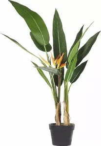 Искусственное растение в горшке Beliani Strelitzia 115 см