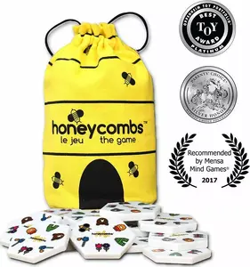 Piatnik Gra Honeycombs board game — family strategy party game, compact box