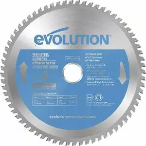Circular TCT Saw Blade Evolution 210 mm 68T for Cutting Thin Steel