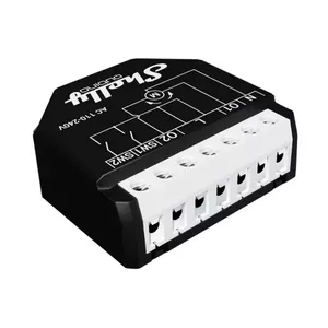 Smart relay Shelly Wave Shutter Black 10 A 110–230 V, max range 40 m, 25 dBmW