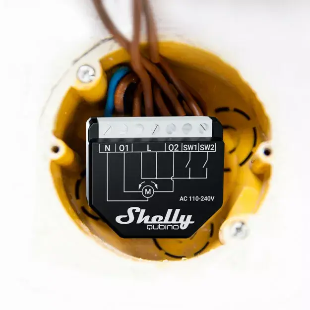 Shelly Wave Shutter vieds relejs 10 A 110–230 V Photo 5