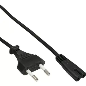 Power cable InLine B-16654S with Euro 8 C7 connector, 1.5 m length