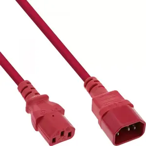 Power cable InLine B-16501R 1 m C13 C14 couplers
