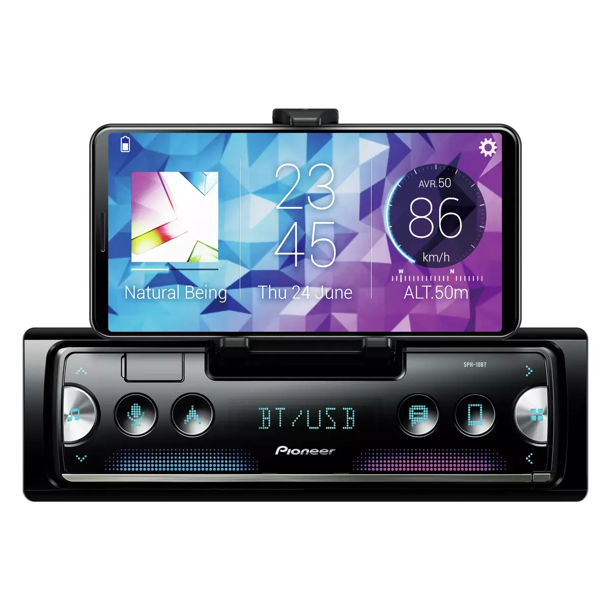 Auto mediju uztvērējs Pioneer SPH-10BT Photo 2