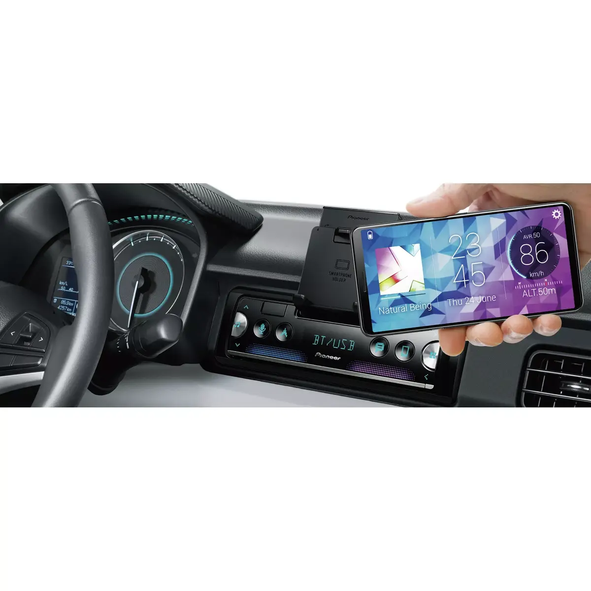 Auto mediju uztvērējs Pioneer SPH-10BT Photo 3