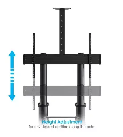 TV & Monitor Mount Manhattan Trolley Stand 462341 Photo 5