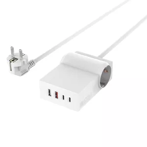 Сетевой удлинитель 4smarts 540559, 1.5 м, 2 розетки