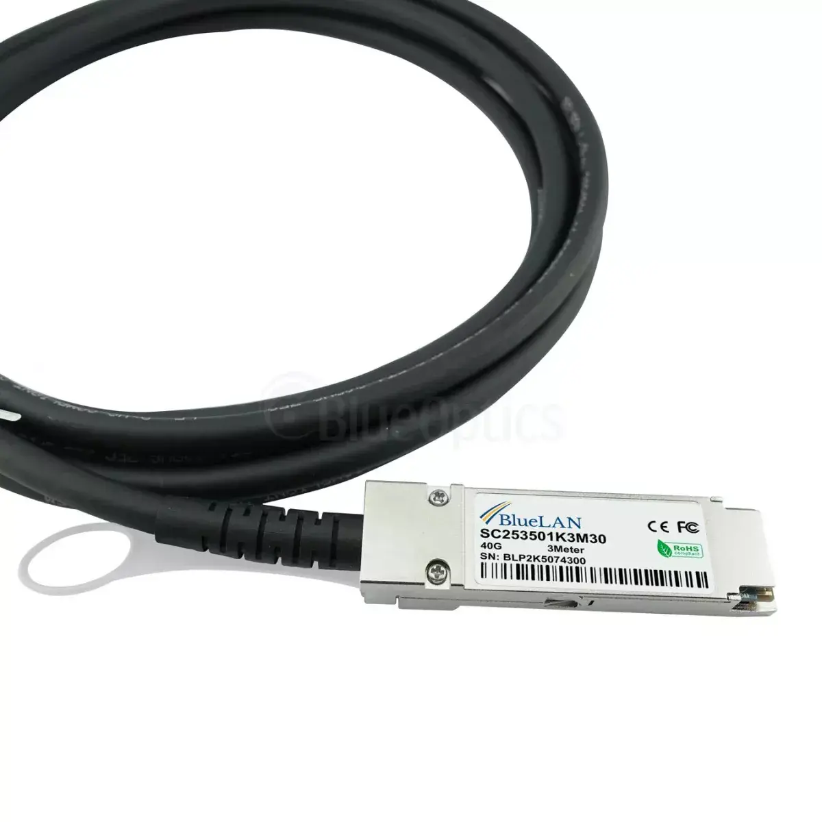 InfiniBand/optiskā šķiedra kabelis BlueOptics 10202-BL Photo 2