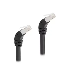 DeLOCK RJ45 Network Cable Cat.6A S/FTP 45° downwards angled 3 m black