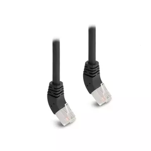 Network Cable DeLOCK RJ45 Cat.6A S/FTP 45° downwards 0.25 m black
