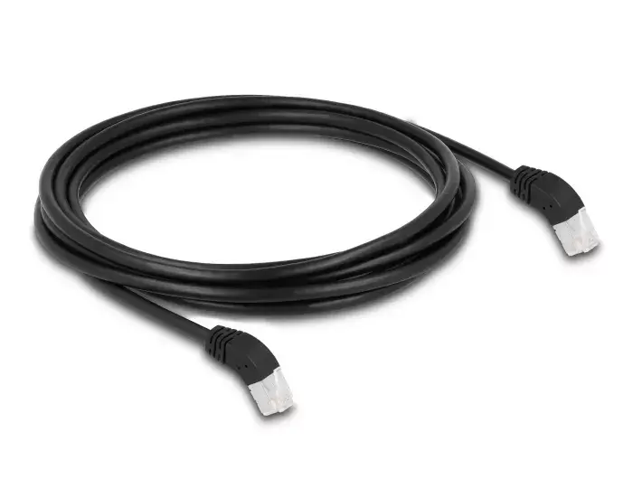 DeLOCK RJ45 Tīkla Kabeļa Cat.6A S/FTP 45° Augšup Vērsts Photo 2