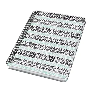 Writing Notebook Sigel Jolie JN622 A5 60 Sheets Black Mint White