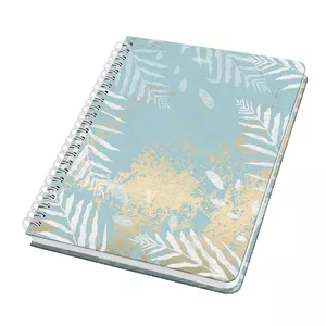 Writing Notebook Sigel Jolie JN614 A5 60 Sheets Gold Light Blue White