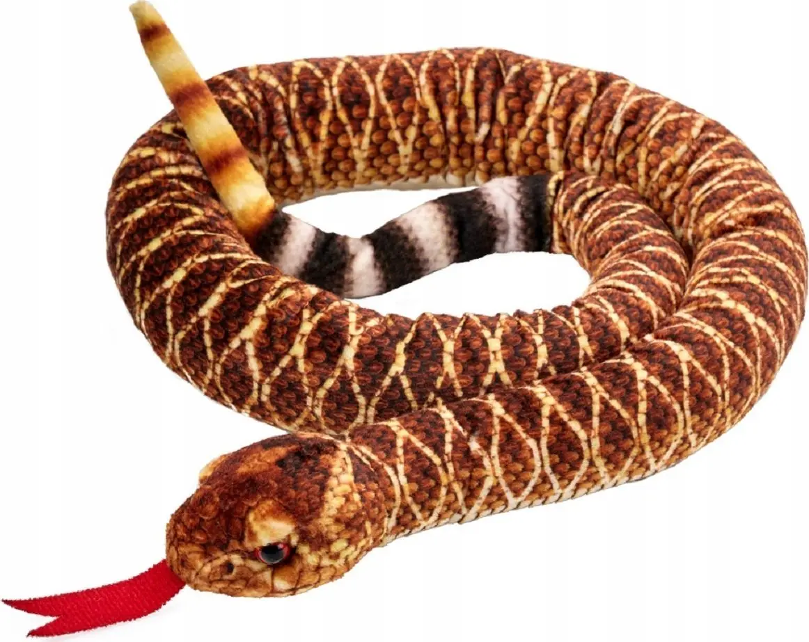 Soft toy snake Beppe Rattlesnake 100 cm Photo 2