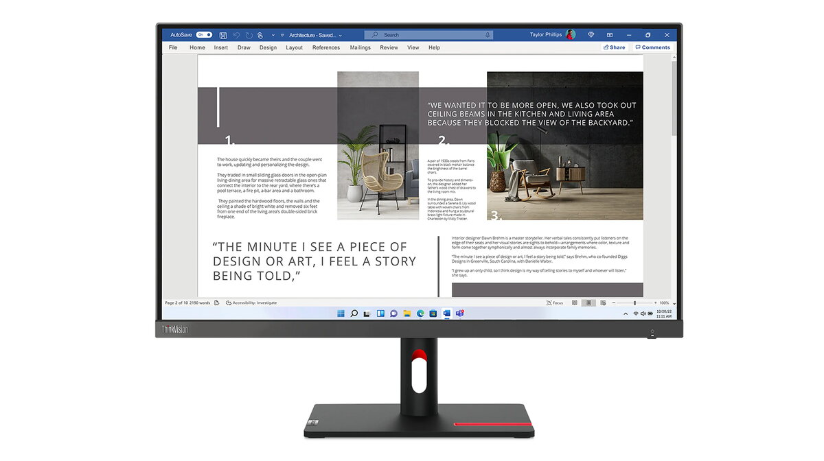 Datora monitors Lenovo ThinkVision S27i-30 27
