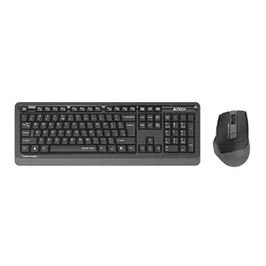 A4Tech Fstyler FGS1035Q Tastatūra Peles iekļauta Ofisa RF Bezvadu Melna Pelēka