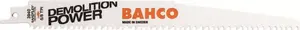 Bahco Sandflex Bi-Metal Reciprocating Saw Blade 228mm 5/8 TPI for Wood and Metal with Nails, 2 Pieces