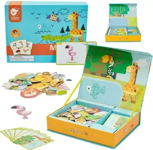 Набор магнитных палочек classic world CW20025 — Животные, 60 шт.