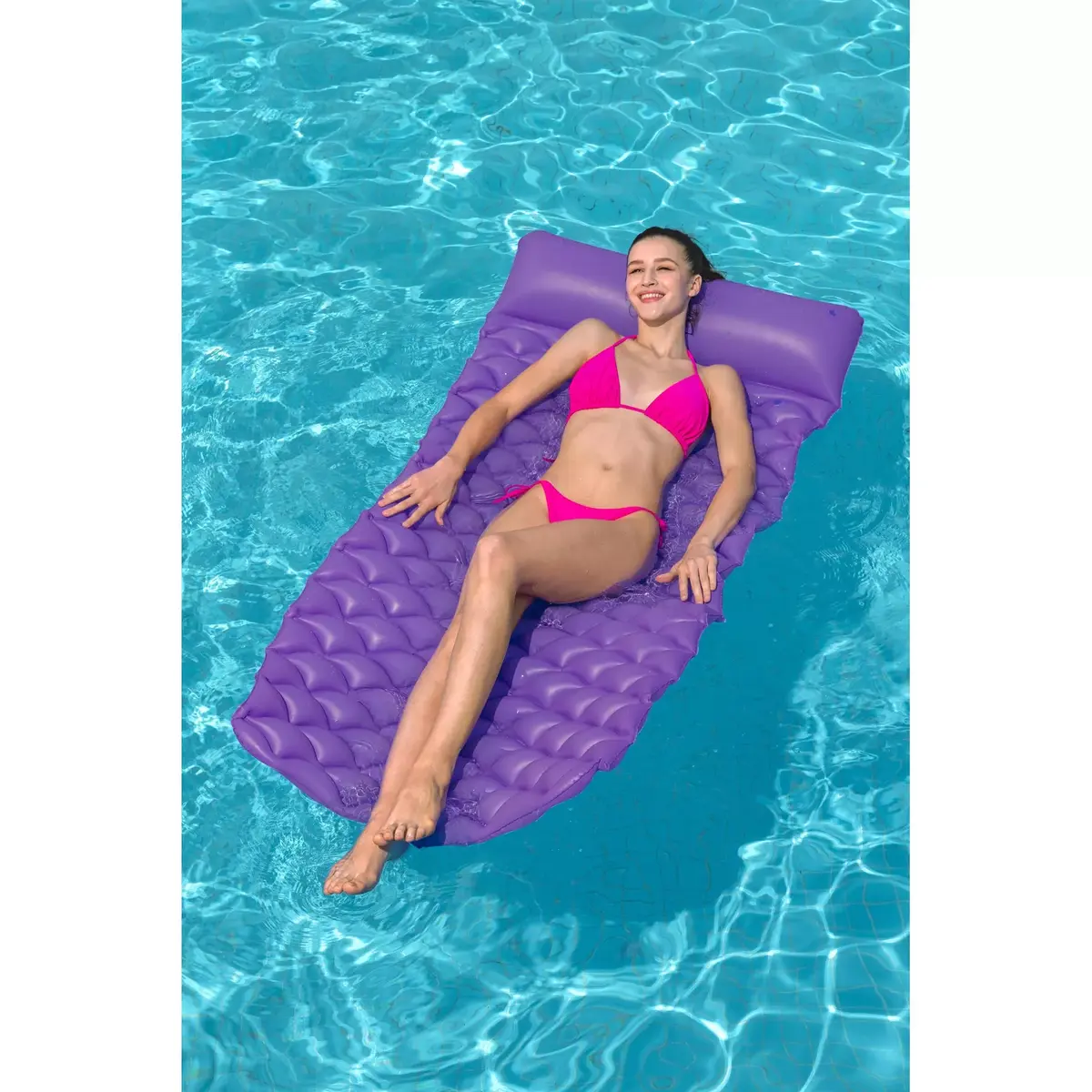 Peldēšanas matracis Bestway Inflatable Float'N Roll Air Mat Photo 20