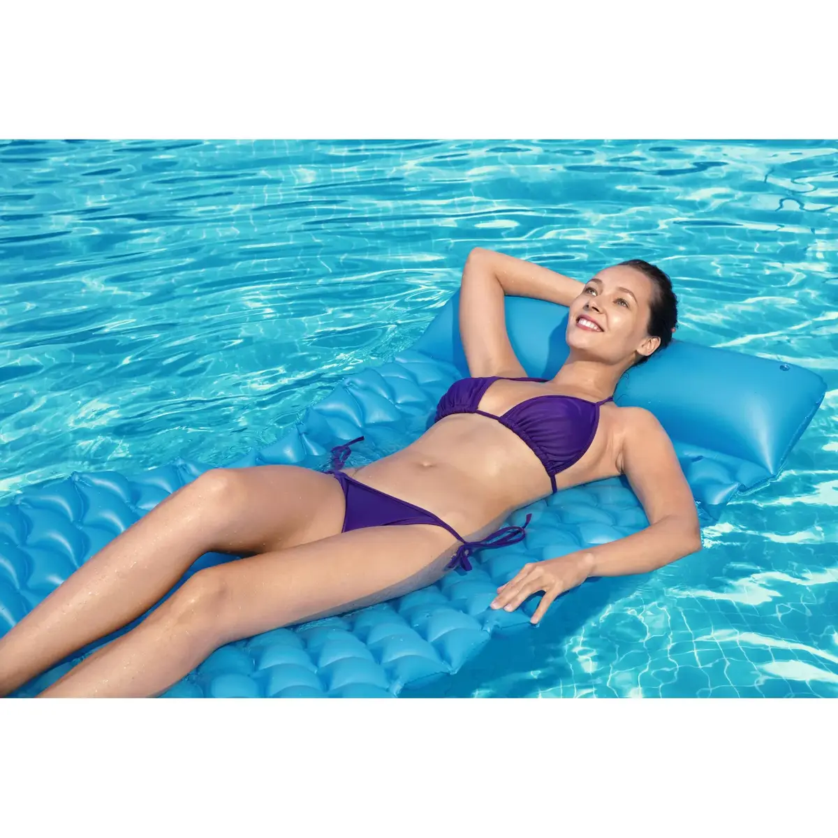 Peldēšanas matracis Bestway Inflatable Float'N Roll Air Mat Photo 30
