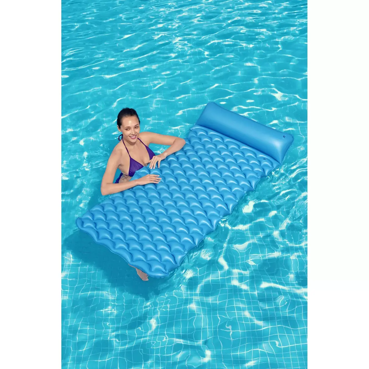 Peldēšanas matracis Bestway Inflatable Float'N Roll Air Mat Photo 32
