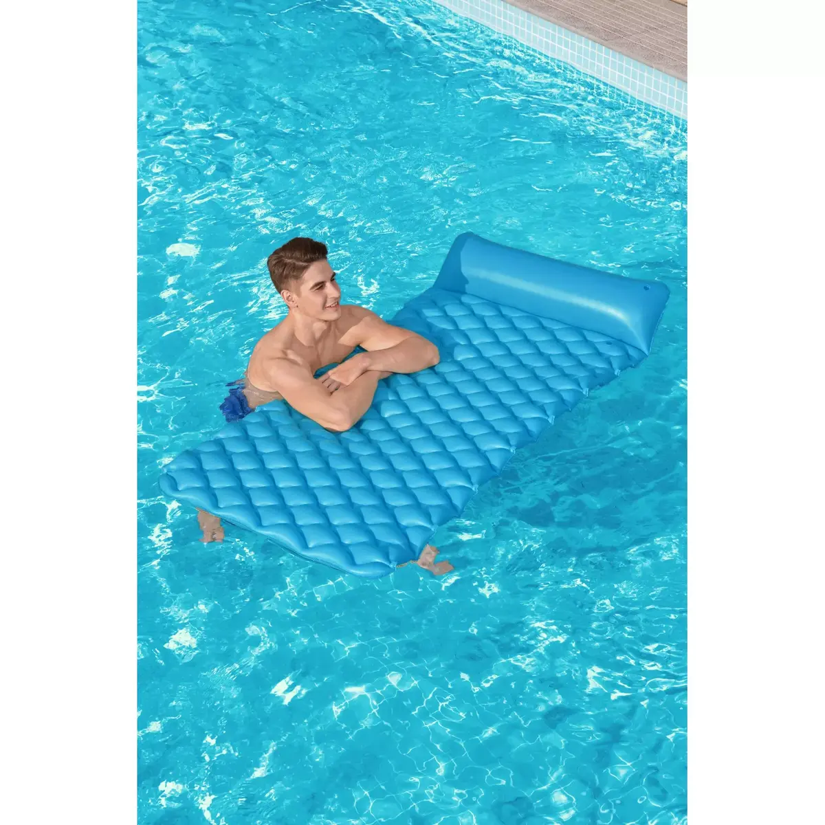 Peldēšanas matracis Bestway Inflatable Float'N Roll Air Mat Photo 34