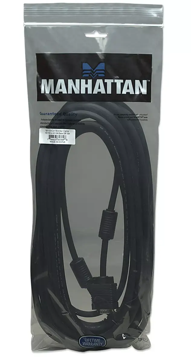 VGA monitora kabelis Manhattan 317696 Photo 4