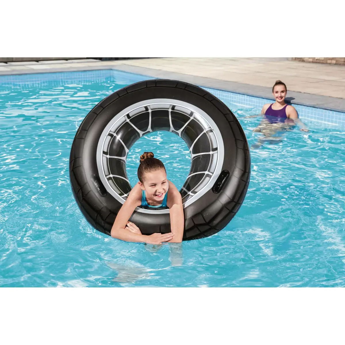 Надувной круг Bestway Inflatable High Velocity Tire Tube Φ1.19m Photo 13