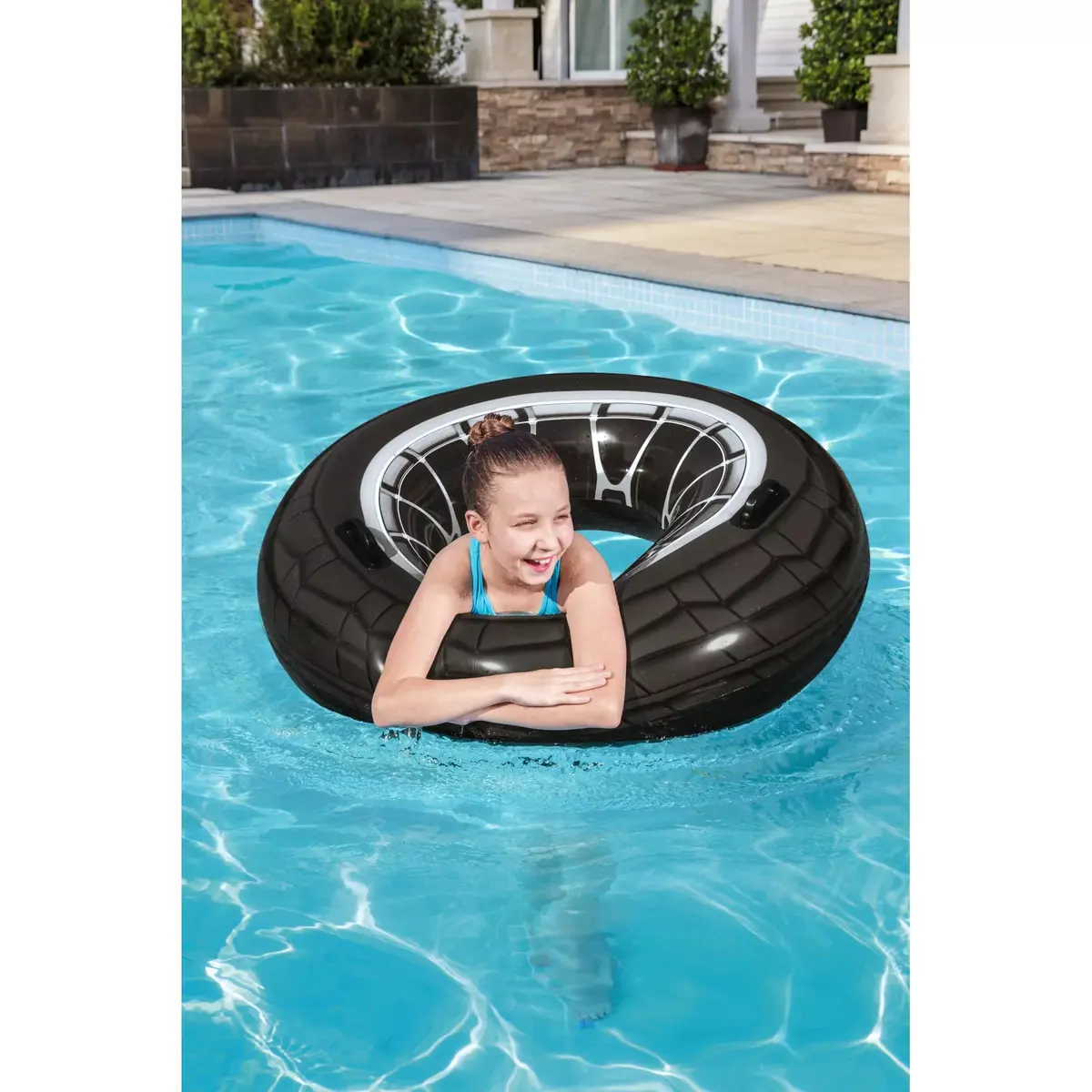 Надувной круг Bestway Inflatable High Velocity Tire Tube Φ1.19m Photo 14