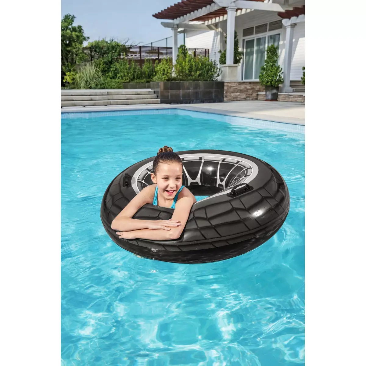 Надувной круг Bestway Inflatable High Velocity Tire Tube Φ1.19m Photo 15