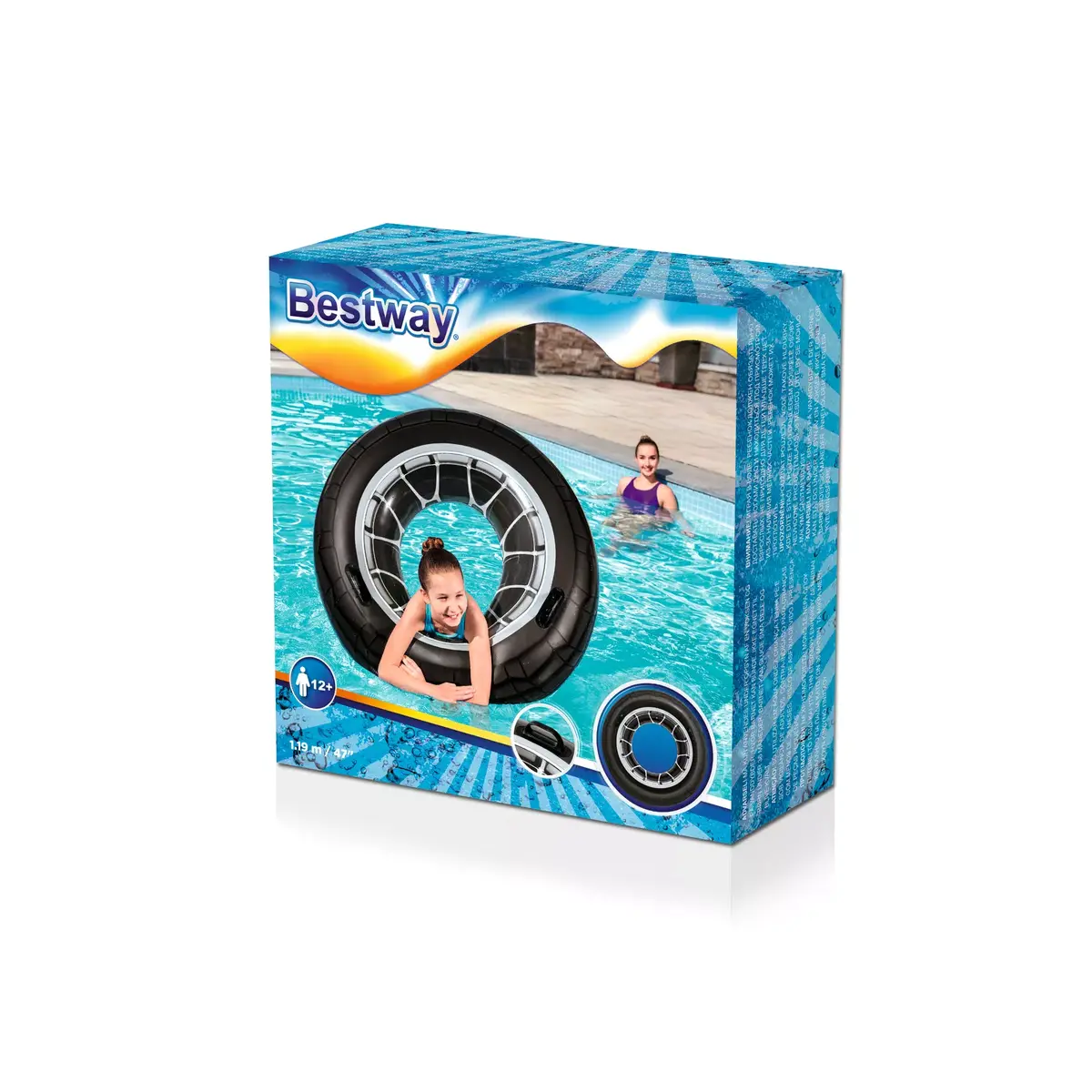 Надувной круг Bestway Inflatable High Velocity Tire Tube Φ1.19m Photo 16