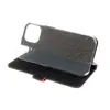 Чехол-книжка Insmat для Apple iPhone 15 - черный/оранжевый Photo 4