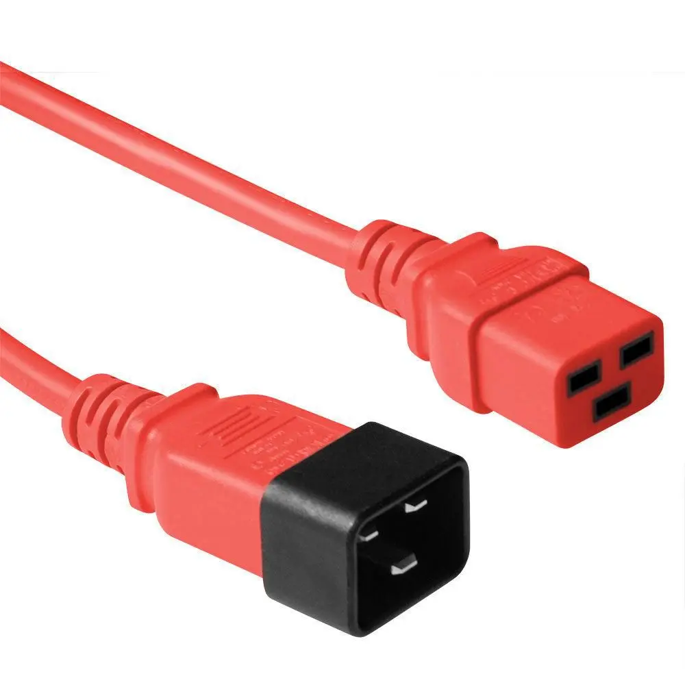 MicroConnect PE2019R18 Strāvas kabelis Sarkans 1