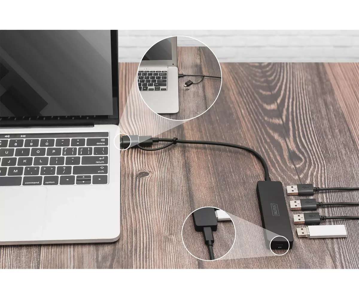 USB хаб, Digitus, DA-70235 Photo 2
