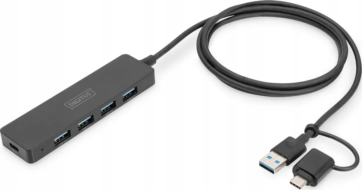 USB Hub Digitus 4-Port Slim Line Photo 3