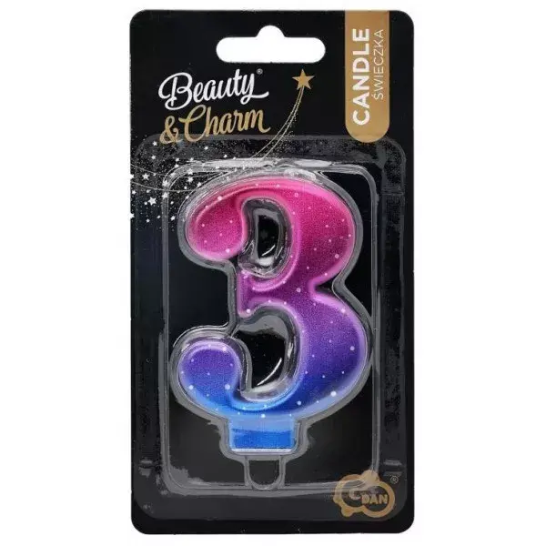 GoDan MLG174632 cake number candles — 8 cm Photo 2