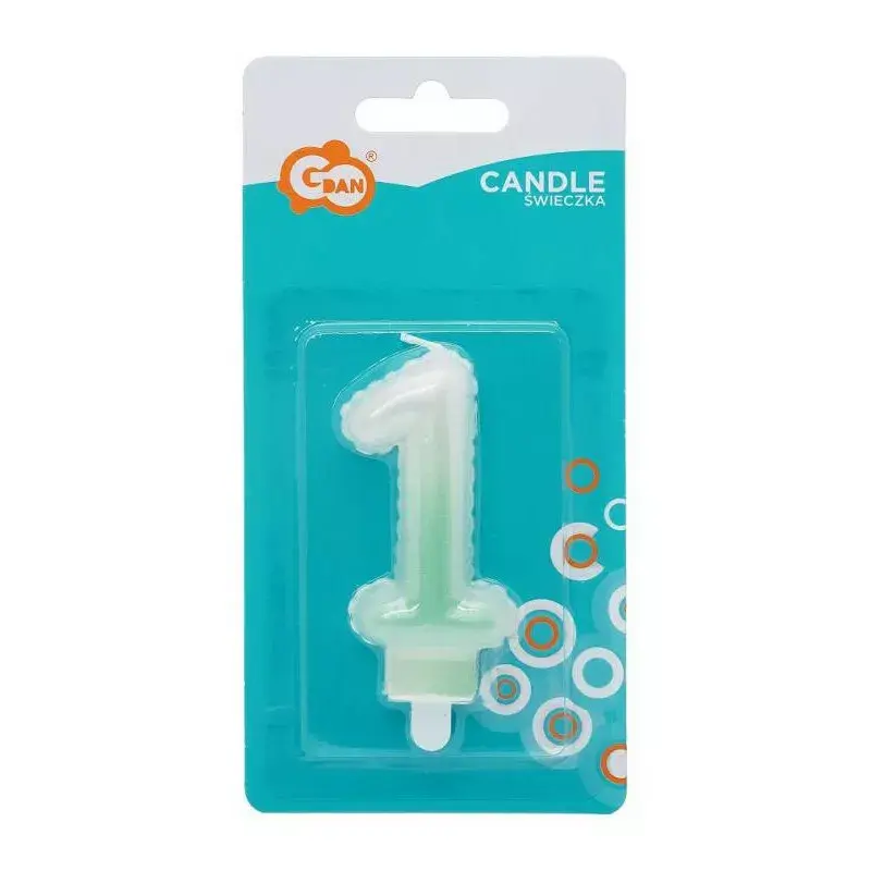 Cake candle topper GoDan MLG174984, 7 cm Photo 2