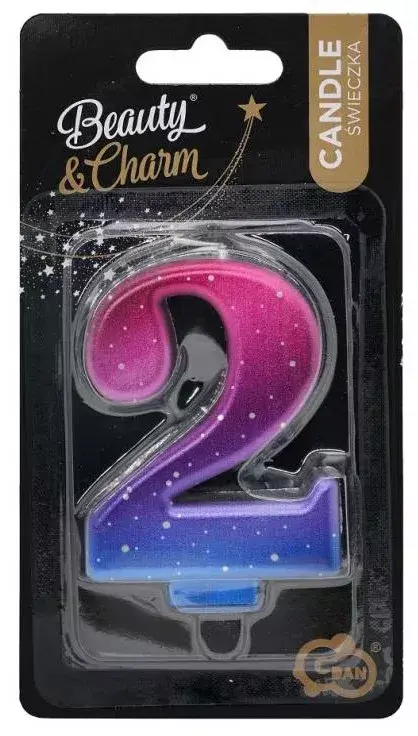 GoDan MLG174618 cake candle topper — 2 numbers Photo 2