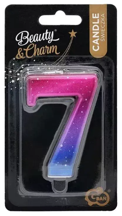 Cake candle topper GoDan MLG174700 — number 7 Photo 2