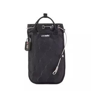 Security Travel Pouch Pacsafe Travelsafe Black 3 L Polyester, TSA combination lock, 22.5×1.5 cm