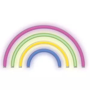 Neon LED Signboard forever FLNE14X Rainbow — decorative neon-style LED panel