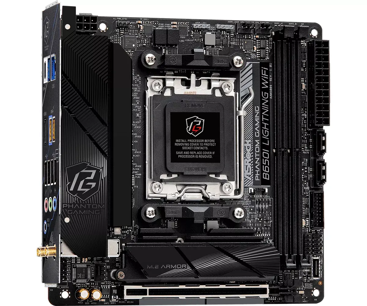 Материнская плата ASRock B650I Lightning WiFi mini‑ITX Photo 4