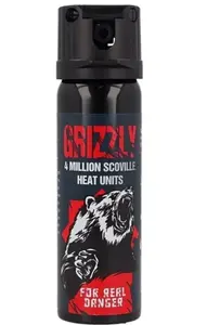 Перцовый баллончик Grizzly KKS13063C — 4 000 000 SHU, 63 мл, облачная струя, дальность до 6 м