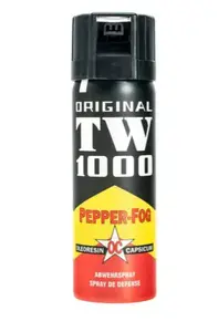 Pepper spray TW 1000 TW 1000 PEPPER-FOG cone cloud 63 ml — 10% OC, 4 m range, 20–30 min runtime