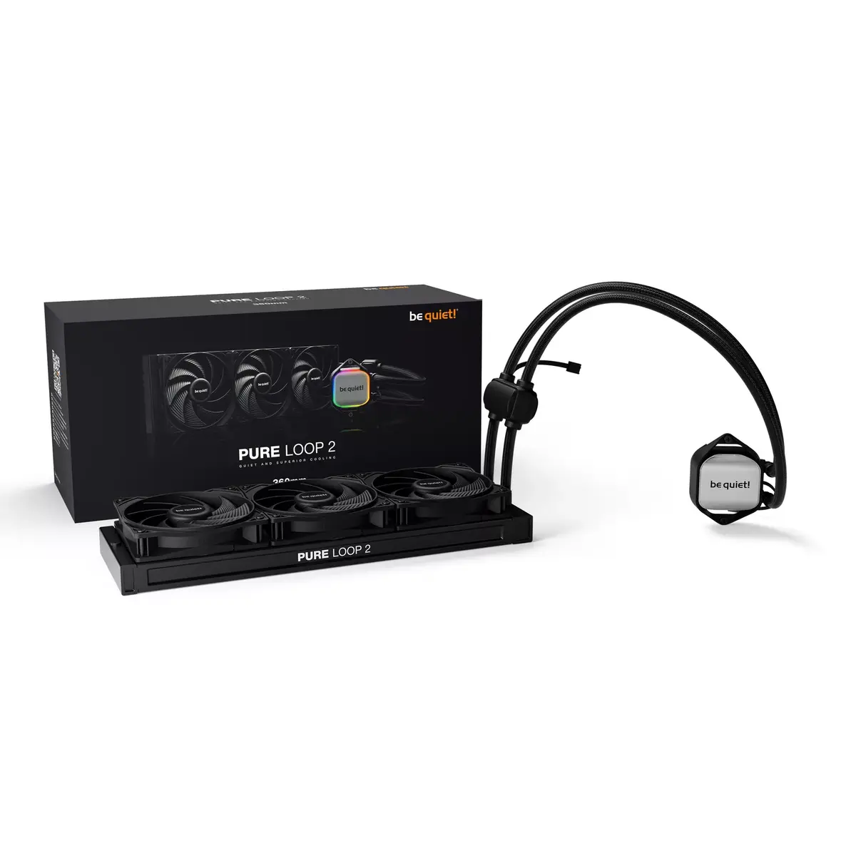 Система жидкостного охлаждения all-in-one be quiet! Pure Loop 2 360mm Photo 2