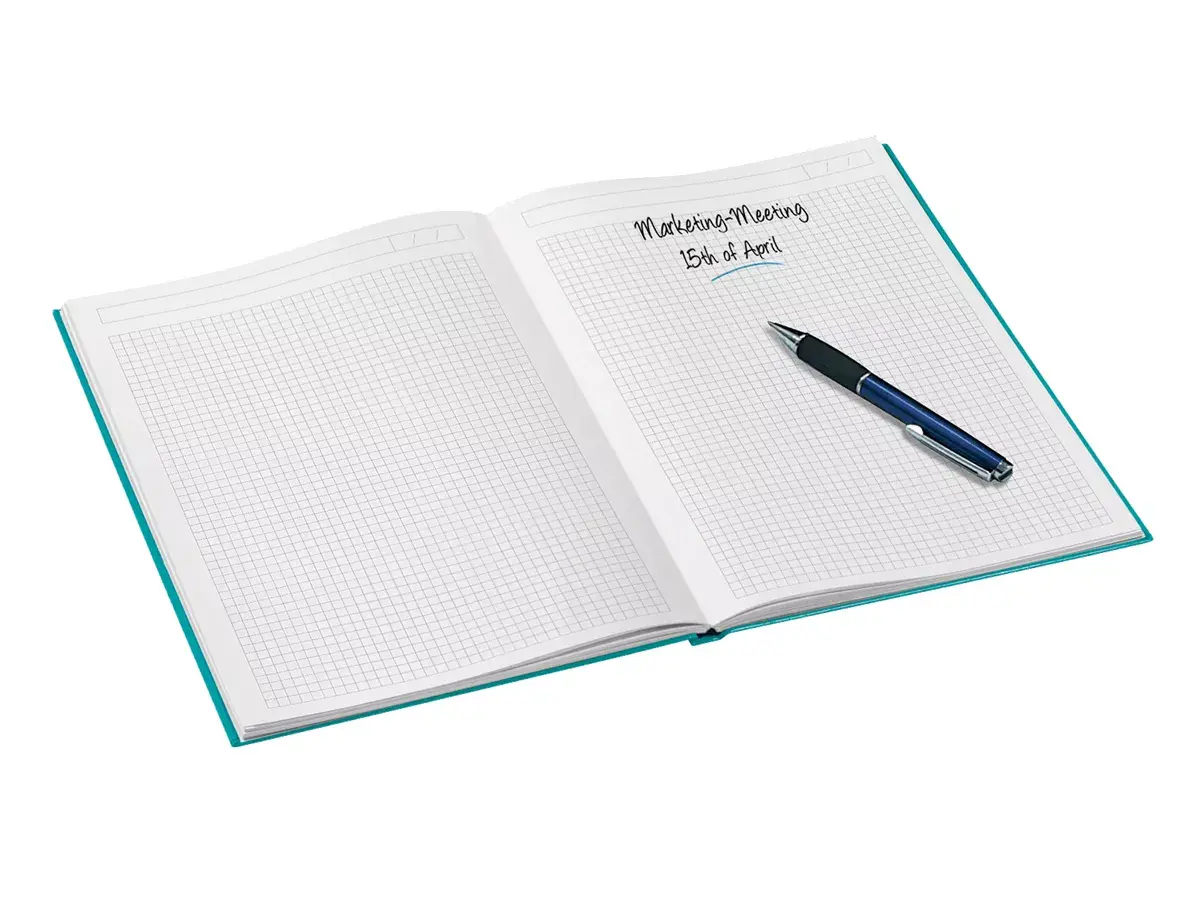 LEITZ WOW A4 squared notebook with hardcover Photo 2