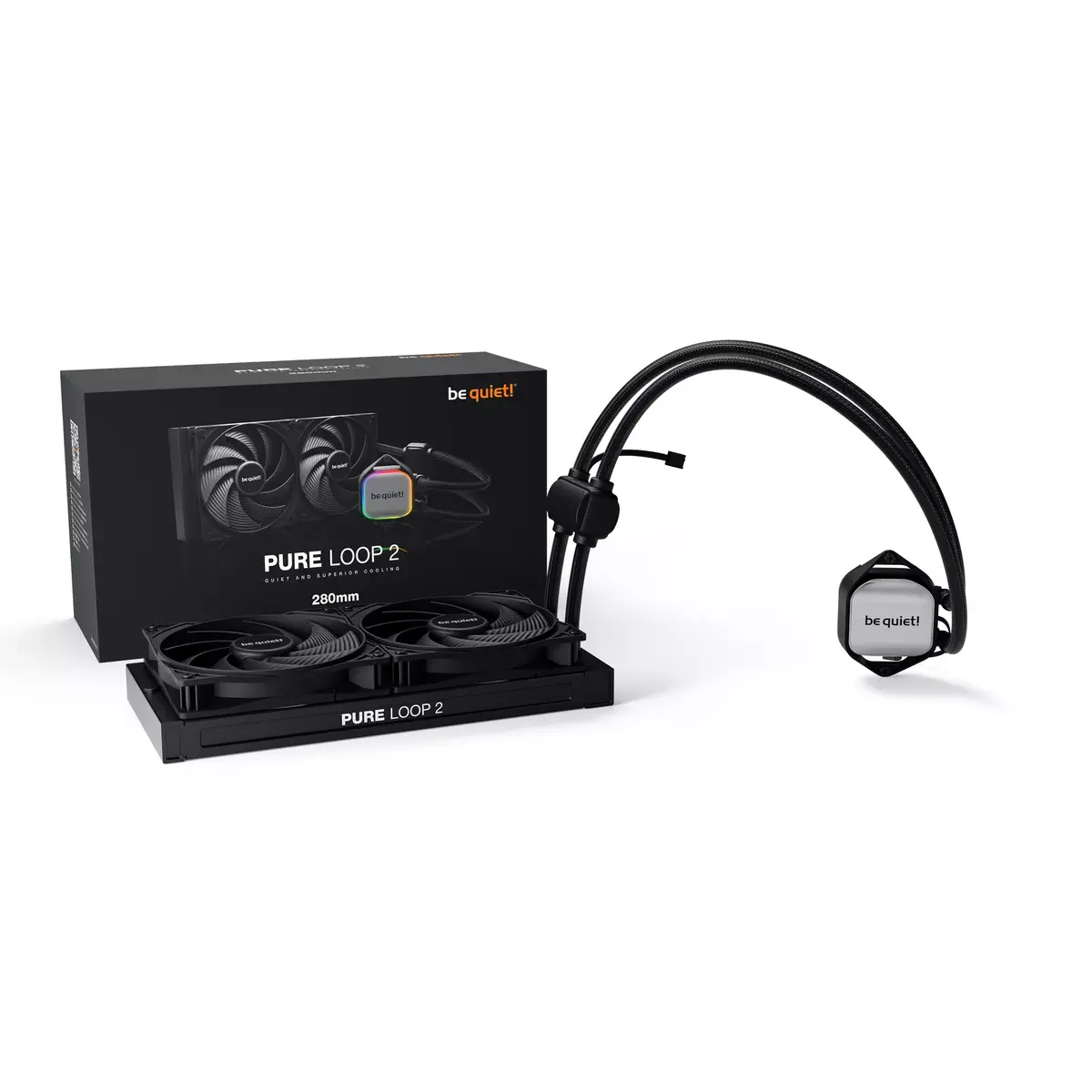 Система жидкостного охлаждения all-in-one be quiet! Pure Loop 2 280mm Photo 2