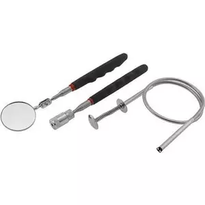 Magnet Holder Set CHILITEC 23071 with LED Mirror, adjustable length 20–80 cm